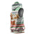 Iran Christmas Sleeveless Hoodie with Santa Sleigh Reindeer Map and Green Red Snowflake Pattern - Wonder Print Shop