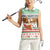 Iran Christmas Women Sleeveless Polo Shirt with Santa Sleigh Reindeer Map and Green Red Snowflake Pattern - Wonder Print Shop