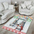 Iran Christmas Area Rug with Santa Taking Photos Ancient Columns and Snowflake Gift Pattern - Wonder Print Shop