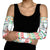 Iran Christmas Arm Sleeves with Santa Taking Photos Ancient Columns and Snowflake Gift Pattern - Wonder Print Shop