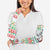 Iran Christmas Arm Sleeves with Santa Taking Photos Ancient Columns and Snowflake Gift Pattern - Wonder Print Shop