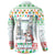 Iran Christmas Button Sweatshirt with Santa Taking Photos Ancient Columns and Snowflake Gift Pattern - Wonder Print Shop
