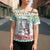 Iran Christmas Cross Shoulder Shirt with Santa Taking Photos Ancient Columns and Snowflake Gift Pattern - Wonder Print Shop
