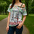Iran Christmas Cross Shoulder Shirt with Santa Taking Photos Ancient Columns and Snowflake Gift Pattern - Wonder Print Shop