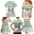 Iran Christmas Family Matching Mermaid Dress and Hawaiian Shirt with Santa Taking Photos Ancient Columns and Snowflake Gift Pattern - Wonder Print Shop