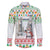 Iran Christmas Family Matching Puletasi and Hawaiian Shirt with Santa Taking Photos Ancient Columns and Snowflake Gift Pattern - Wonder Print Shop