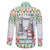 Iran Christmas Family Matching Puletasi and Hawaiian Shirt with Santa Taking Photos Ancient Columns and Snowflake Gift Pattern - Wonder Print Shop