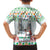 Iran Christmas Family Matching Short Sleeve Bodycon Dress and Hawaiian Shirt with Santa Taking Photos Ancient Columns and Snowflake Gift Pattern - Wonder Print Shop
