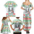 Iran Christmas Family Matching Summer Maxi Dress and Hawaiian Shirt with Santa Taking Photos Ancient Columns and Snowflake Gift Pattern - Wonder Print Shop
