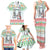 Iran Christmas Family Matching Tank Maxi Dress and Hawaiian Shirt with Santa Taking Photos Ancient Columns and Snowflake Gift Pattern - Wonder Print Shop