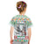 Iran Christmas Kid T Shirt with Santa Taking Photos Ancient Columns and Snowflake Gift Pattern - Wonder Print Shop