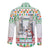Iran Christmas Long Sleeve Button Shirt with Santa Taking Photos Ancient Columns and Snowflake Gift Pattern - Wonder Print Shop