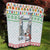 Iran Christmas Quilt with Santa Taking Photos Ancient Columns and Snowflake Gift Pattern - Wonder Print Shop