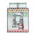Iran Christmas Quilt Bed Set with Santa Taking Photos Ancient Columns and Snowflake Gift Pattern - Wonder Print Shop