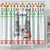 Iran Christmas Shower Curtain with Santa Taking Photos Ancient Columns and Snowflake Gift Pattern - Wonder Print Shop