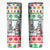 Iran Christmas Skinny Tumbler with Santa Taking Photos Ancient Columns and Snowflake Gift Pattern - Wonder Print Shop