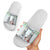Iran Christmas Slide Sandals with Santa Taking Photos Ancient Columns and Snowflake Gift Pattern - Wonder Print Shop