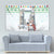 Iran Christmas Tapestry with Santa Taking Photos Ancient Columns and Snowflake Gift Pattern - Wonder Print Shop