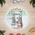 Iran Christmas Tree Skirt with Santa Taking Photos Ancient Columns and Snowflake Gift Pattern - Wonder Print Shop