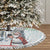 Iran Christmas Tree Skirt with Santa Taking Photos Ancient Columns and Snowflake Gift Pattern - Wonder Print Shop