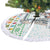 Iran Christmas Tree Skirt with Santa Taking Photos Ancient Columns and Snowflake Gift Pattern - Wonder Print Shop