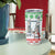 Iran Christmas Tumbler Cup with Santa Taking Photos Ancient Columns and Snowflake Gift Pattern - Wonder Print Shop