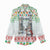 Iran Christmas Women Casual Shirt with Santa Taking Photos Ancient Columns and Snowflake Gift Pattern - Wonder Print Shop