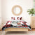 Iraq Christmas Bedding Set with Santa Ishtar Gate Red Plaid and Snowflake Reindeer Pattern - Wonder Print Shop