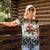 Iraq Christmas Women Polo Shirt with Santa Carrying Gift Bag Flag Garland and Snowflake Plaid Pattern - Wonder Print Shop