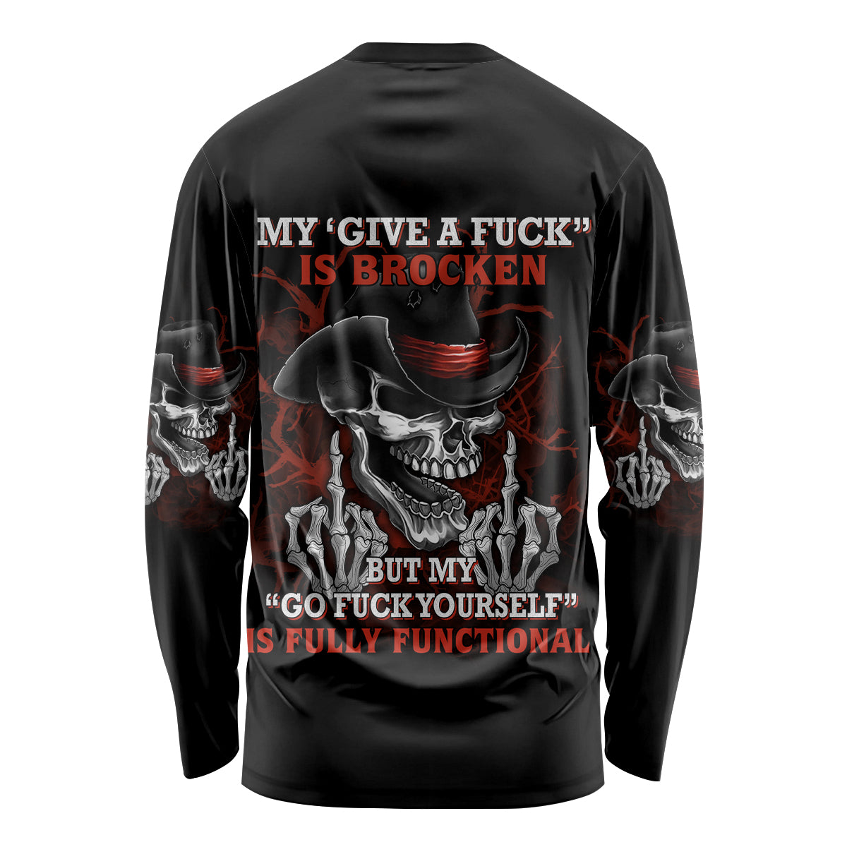 My 'give A F' Is Broken Long Sleeve Shirt - Wonder Print Shop