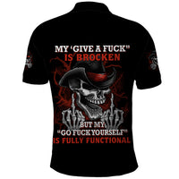 My 'give A F' Is Broken Polo Shirt - Wonder Print Shop