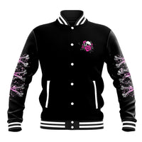 I'm A B Don't Try Me Rose Skull Baseball Jacket - Wonder Print Shop