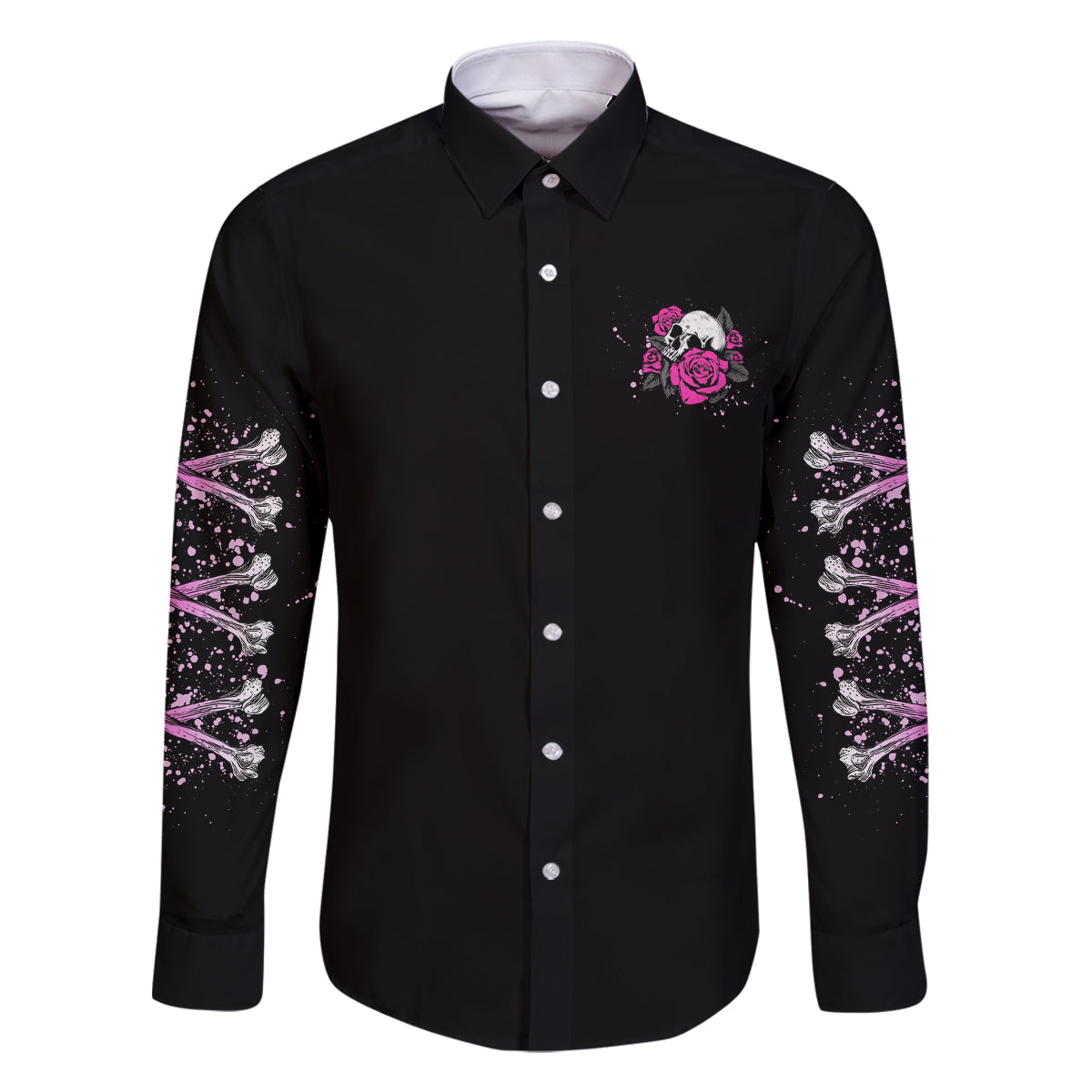 I'm A B Don't Try Me Rose Skull Family Matching Off Shoulder Short Dress and Hawaiian Shirt - Wonder Print Shop