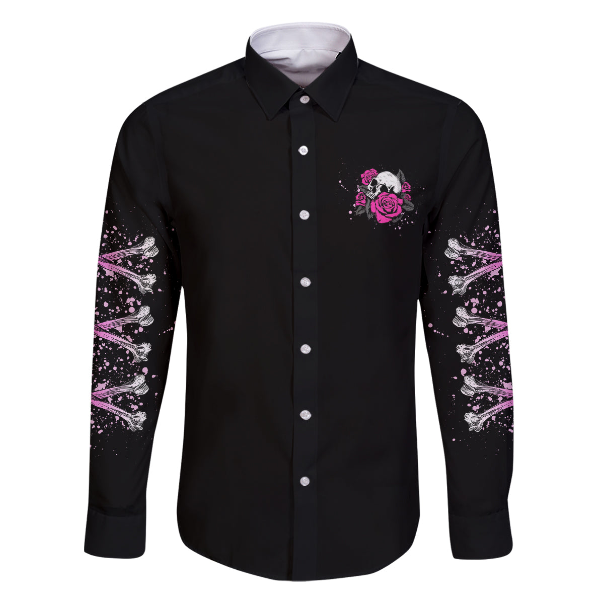 I'm A B Don't Try Me Rose Skull Family Matching Puletasi Dress and Hawaiian Shirt - Wonder Print Shop