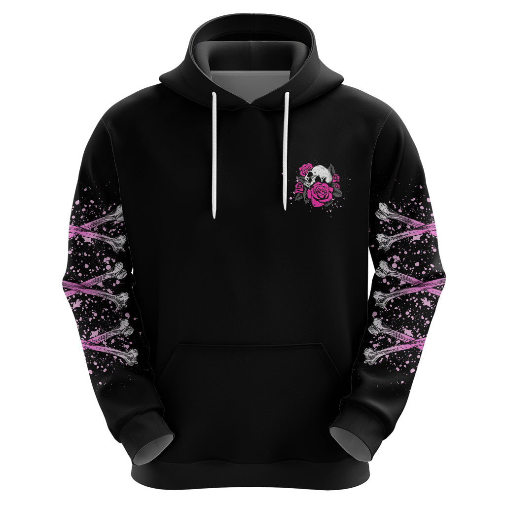 I'm A B Don't Try Me Rose Skull Hoodie - Wonder Print Shop