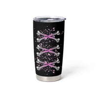 I'm A B Don't Try Me Rose Skull Tumbler Cup - Wonder Print Shop