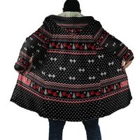 Bodybuilder Santa Christmas Cloak with Welcome to the North Swole Quote and Dumbbell - Wonder Print Shop