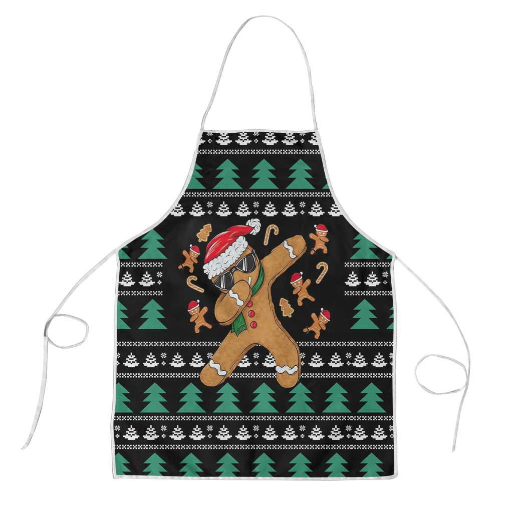 Funny Dabbing Gingerbread Holiday Party Jumper Apron Xmas Holiday Patterns - Wonder Print Shop