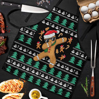 Funny Dabbing Gingerbread Holiday Party Jumper Apron Xmas Holiday Patterns - Wonder Print Shop
