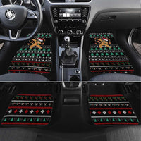 Funny Dabbing Gingerbread Holiday Party Jumper Car Mats Xmas Holiday Patterns - Wonder Print Shop