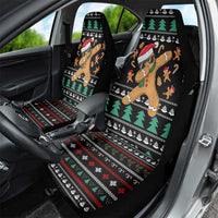 Funny Dabbing Gingerbread Holiday Party Jumper Car Seat Cover Xmas Holiday Patterns - Wonder Print Shop
