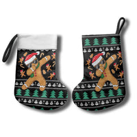 Funny Dabbing Gingerbread Holiday Party Jumper Christmas Stocking Xmas Holiday Patterns - Wonder Print Shop
