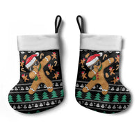 Funny Dabbing Gingerbread Holiday Party Jumper Christmas Stocking Xmas Holiday Patterns - Wonder Print Shop