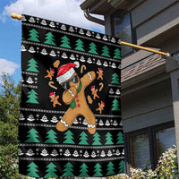 Funny Dabbing Gingerbread Holiday Party Jumper Garden Flag Xmas Holiday Patterns - Wonder Print Shop