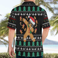 Funny Dabbing Gingerbread Holiday Party Jumper Hawaiian Shirt Xmas Holiday Patterns - Wonder Print Shop