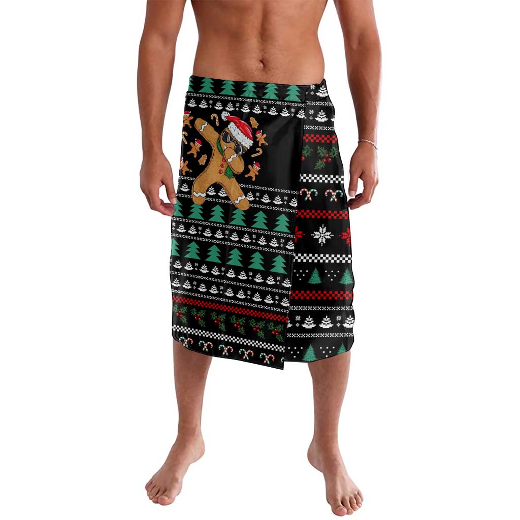 Funny Dabbing Gingerbread Holiday Party Jumper Lavalava Xmas Holiday Patterns - Wonder Print Shop