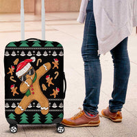 Funny Dabbing Gingerbread Holiday Party Jumper Luggage Cover Xmas Holiday Patterns - Wonder Print Shop