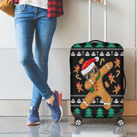 Funny Dabbing Gingerbread Holiday Party Jumper Luggage Cover Xmas Holiday Patterns - Wonder Print Shop