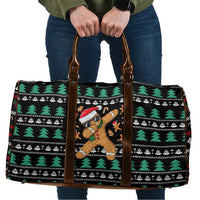 Funny Dabbing Gingerbread Holiday Party Jumper Travel Bag Xmas Holiday Patterns - Wonder Print Shop