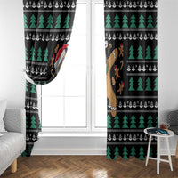Funny Dabbing Gingerbread Holiday Party Jumper Window Curtain Xmas Holiday Patterns - Wonder Print Shop